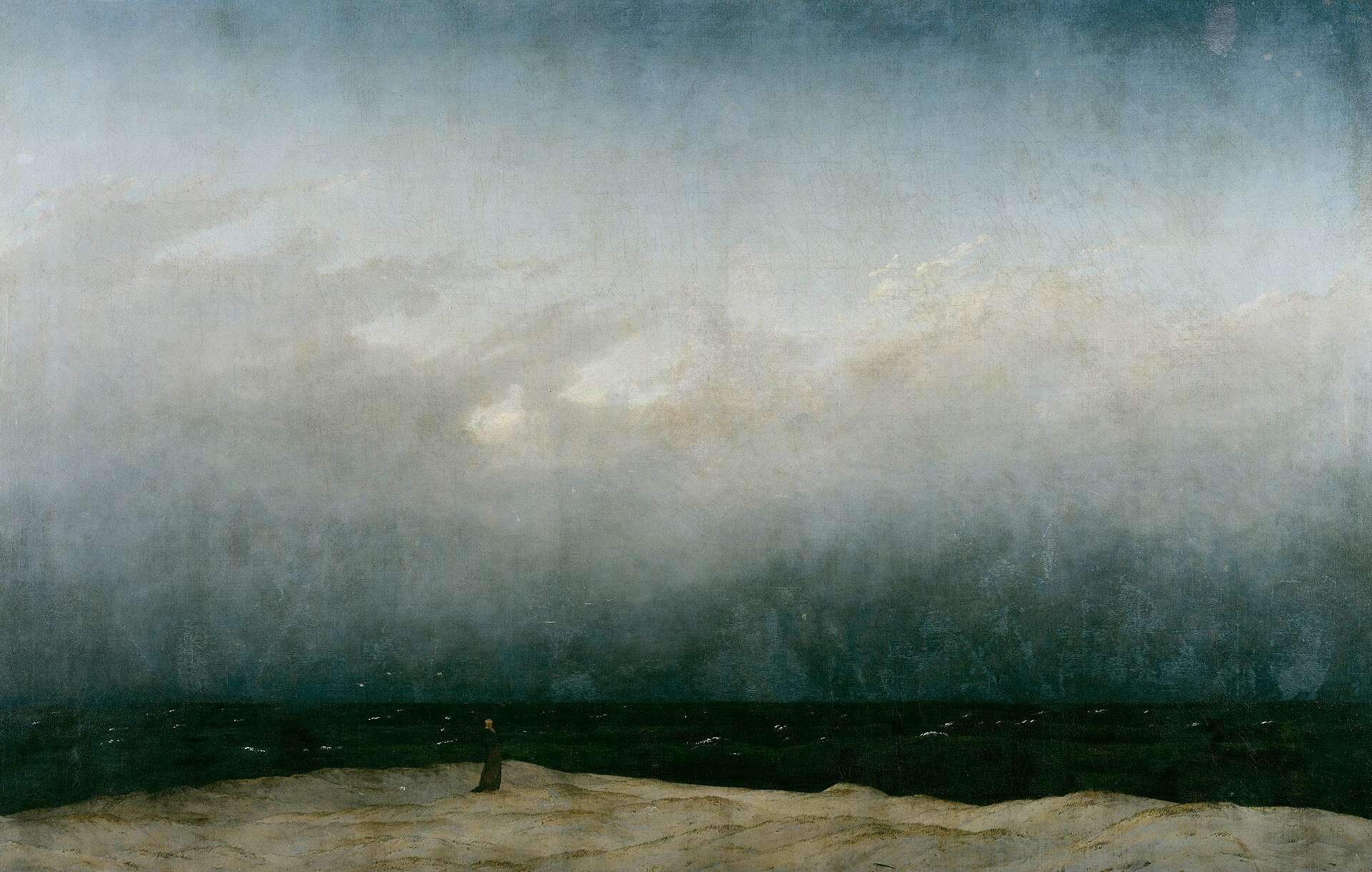 The Monk by the Sea, Caspar David Friedrich, 1810